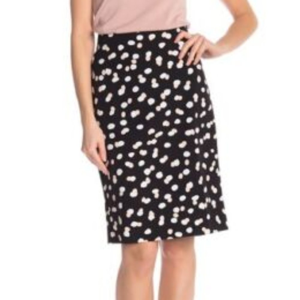 PHILOSOPHY Republic NWT skirt Sz 4 POLKA dots SUMMERY VIBES OFFICE PREPPY CASUAL